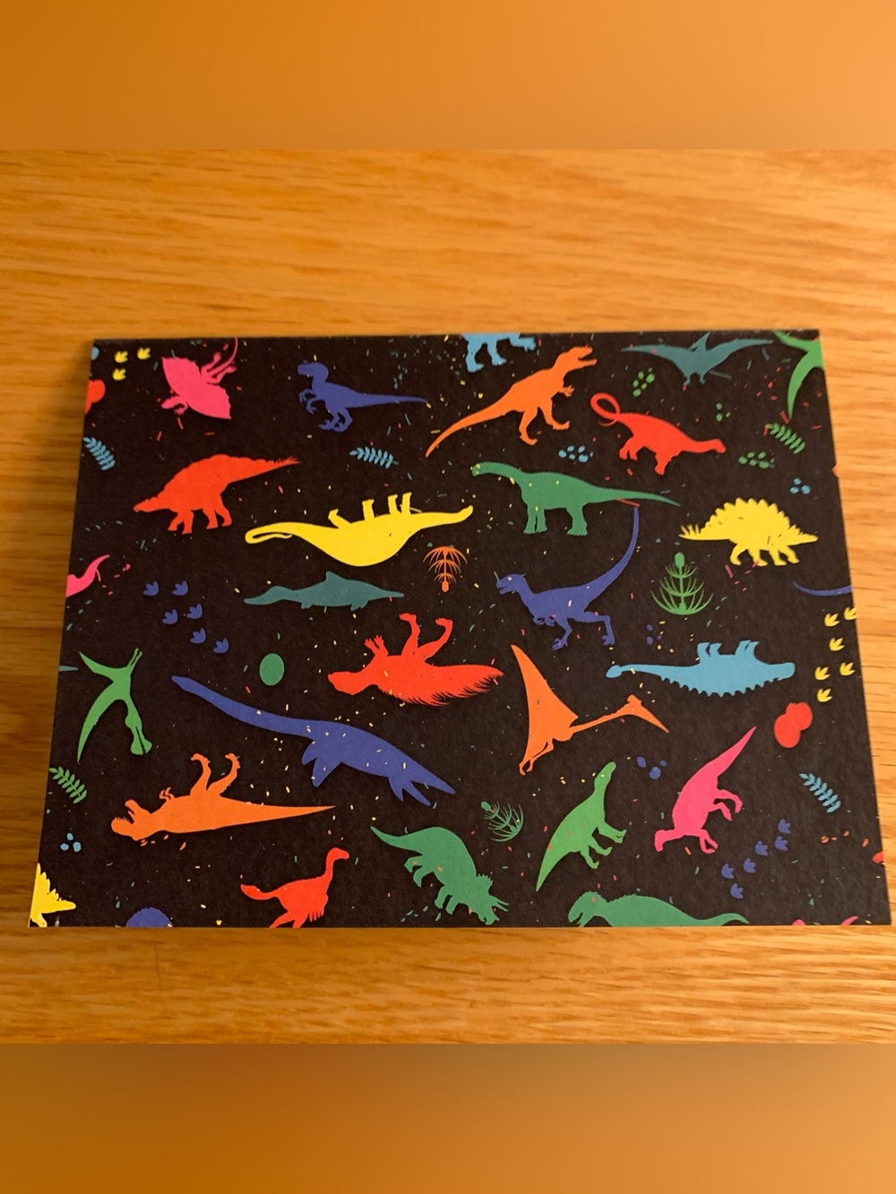 12 Stamped Dinosaur blank notecards - Picture 5 of 10